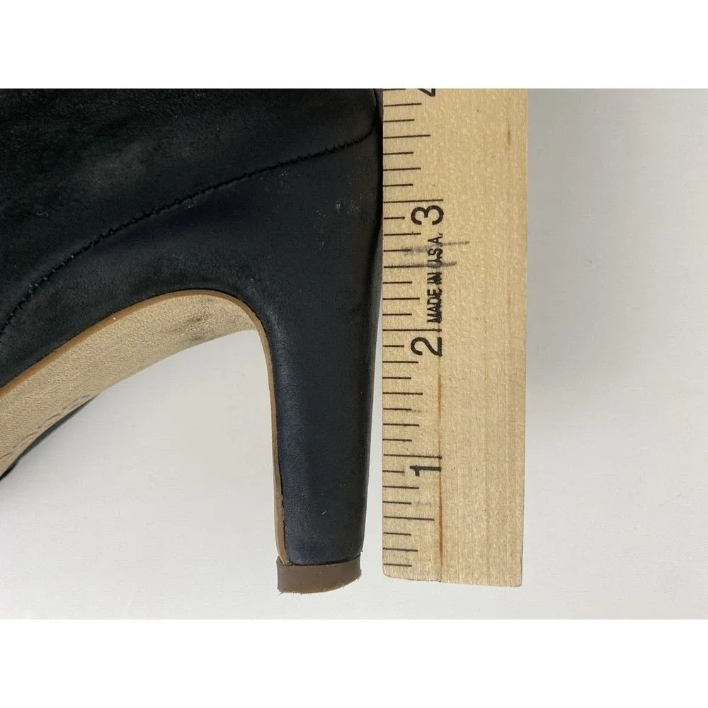 Ecco Tall Boots Nephi Zip‎ Black Suede Leather Womens 37 6/6.5 - Picture 10 of 16